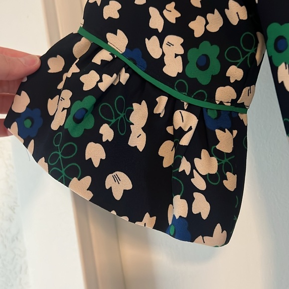 Hobbs Rosie dress in navy size 2 - Picture 4 of 5